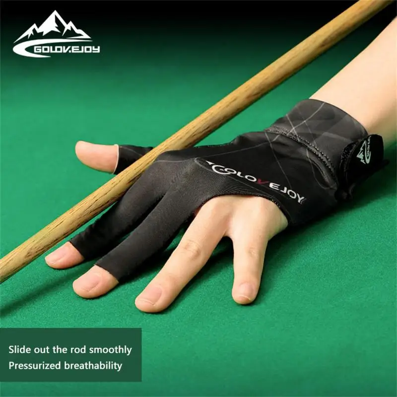 

1PC Professional Billiards Gloves Elastic Anti-slip Breathable Open 3 Fingers Glove Snooker Billiard Gloves Billiard Accessories