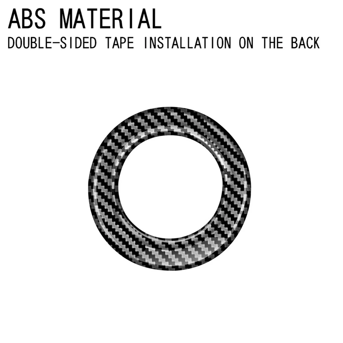 For Mazda CX-60 2022 2023 Car Start Stop Engine Push Button Cover Ring Sticker Interior Accessories C