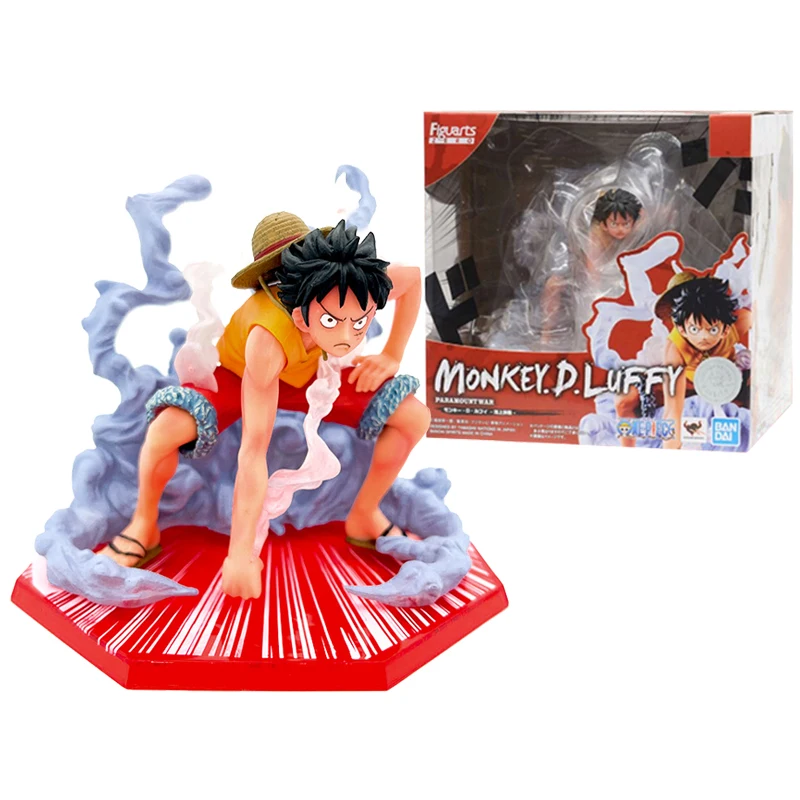 Manga Anime One Piece Monkey D Luffy Action Figure Second Gear Battle PVC Model Collection Straw Hat Luffy Figurine Figma Doll