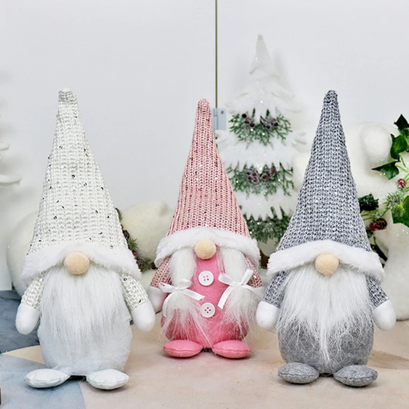 

3 шт., Новогодние декоративные куклы «Санта-Клаус»