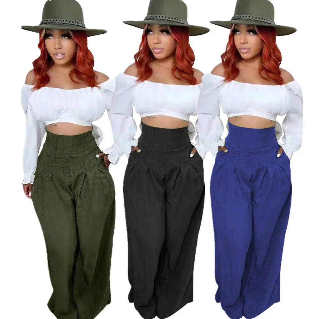 

Осенние женские повседневные мешковатые спортивные брюки с широкими штанинами, Модные Винтажные однотонные брюки, свободная уличная одежда, джоггеры, брюки-карго