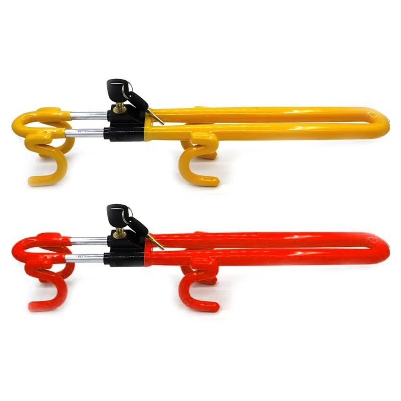 

Retractable Clamp Steering Wheel Lock Anti-Theft Lock Heavy Duty Secure Device Drop shipping