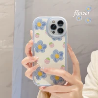 strawberry flower phone cover for iphone 13pro max apple 12 mobile phone case 11 color painting xr soft cover