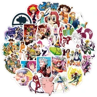 103050pcs anime the seven deadly sins graffiti stickers for luggage laptop ipad skateboard journal stickers wholesale