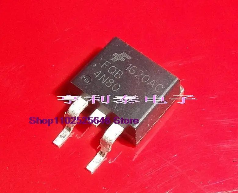 

Интегральная микросхема FQB4N80 4N80 TO-263 MOS 4A800V