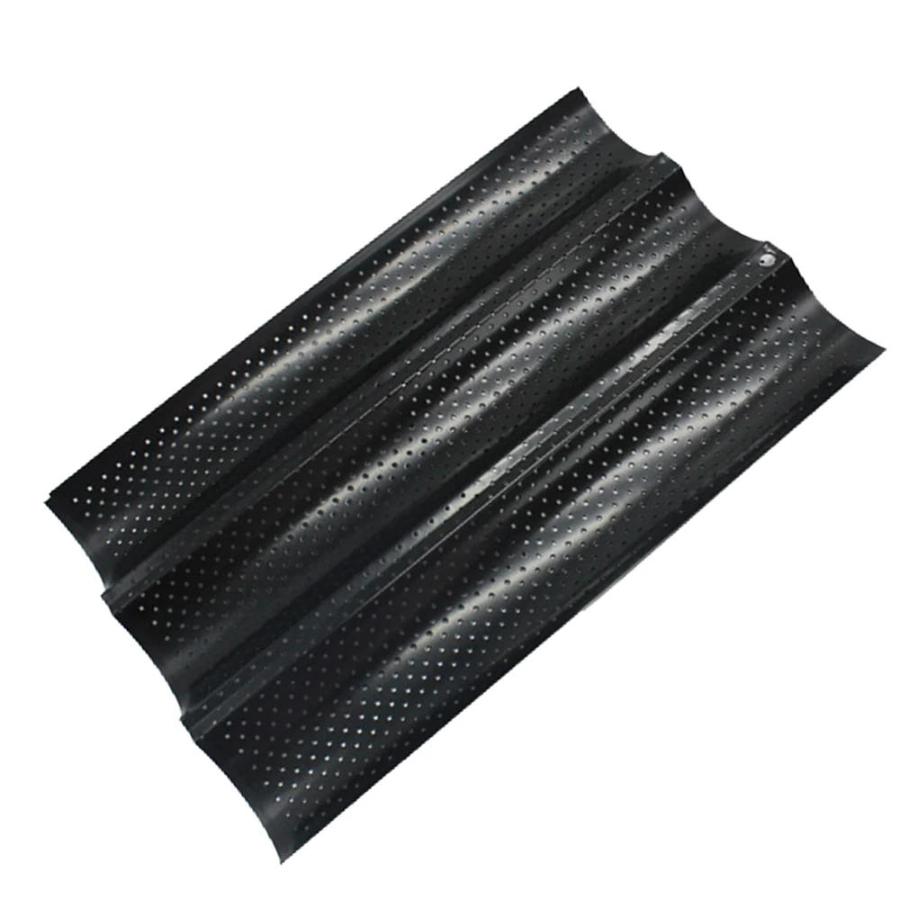 

Feiqiong French Bread Baking Inserts Bread Wave Baking Tray 2019 Cake Baguette Mold Pans 2/3/4 Groove Bread Baking Accessories
