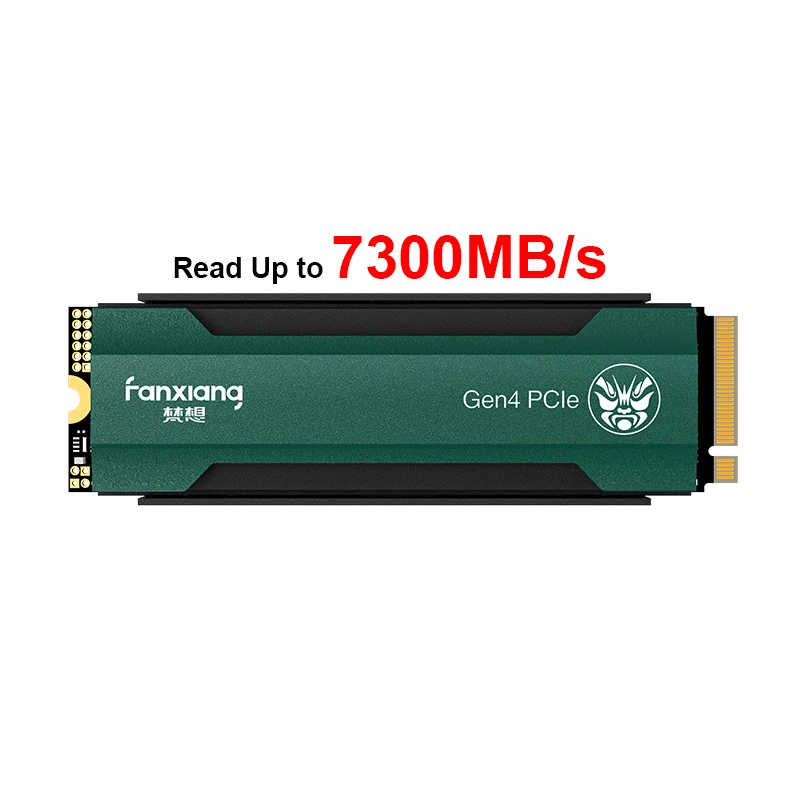 

7300MB/s PCIe 4.0 Gen 4 Gen4x4 M2 M.2 2280 NVMe 500GB 1TB 2TB Internal SSD Solid State Disk Hard Drives For ps5 Game Console