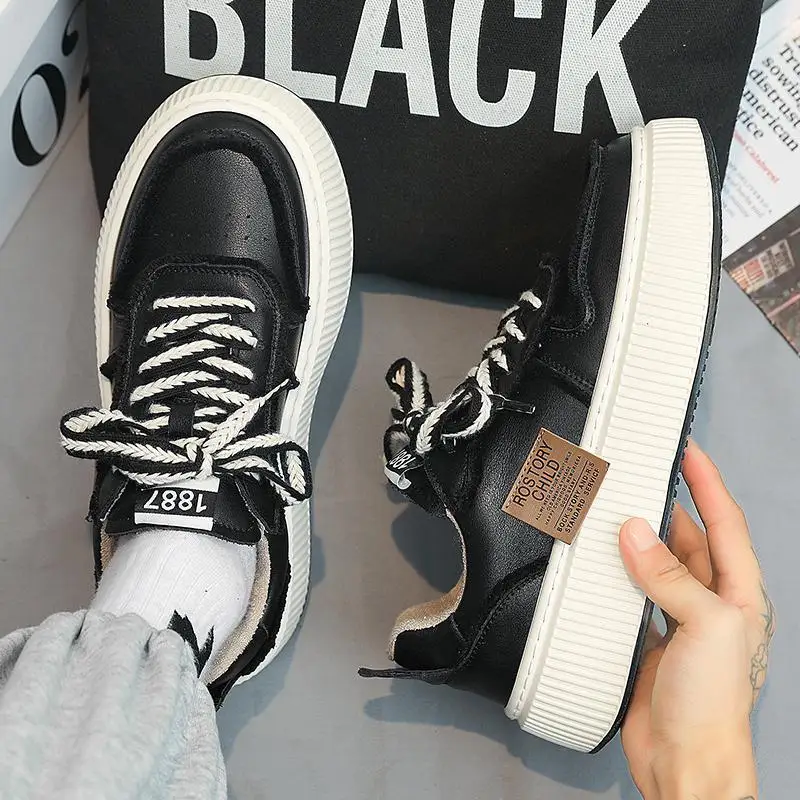 

Men's Shoes Autumn Youth Breathable Sneakers Men's 2023 New Middle-Aged and Elderly Men's Casual Running Shoes Broken Size