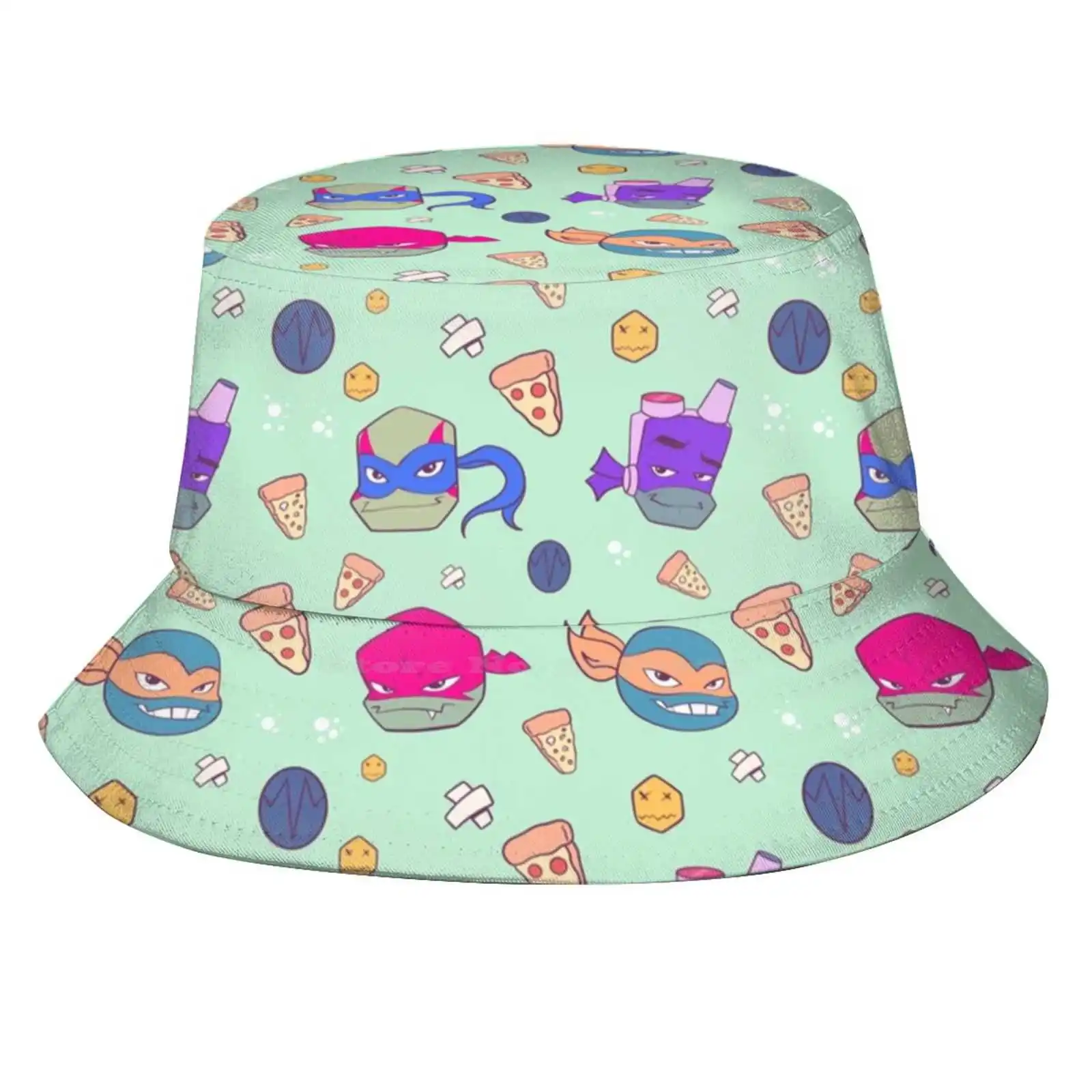 Шляпа от солнца с изображением пиццы шляпа рыбака Панама шапка высоты черепахи