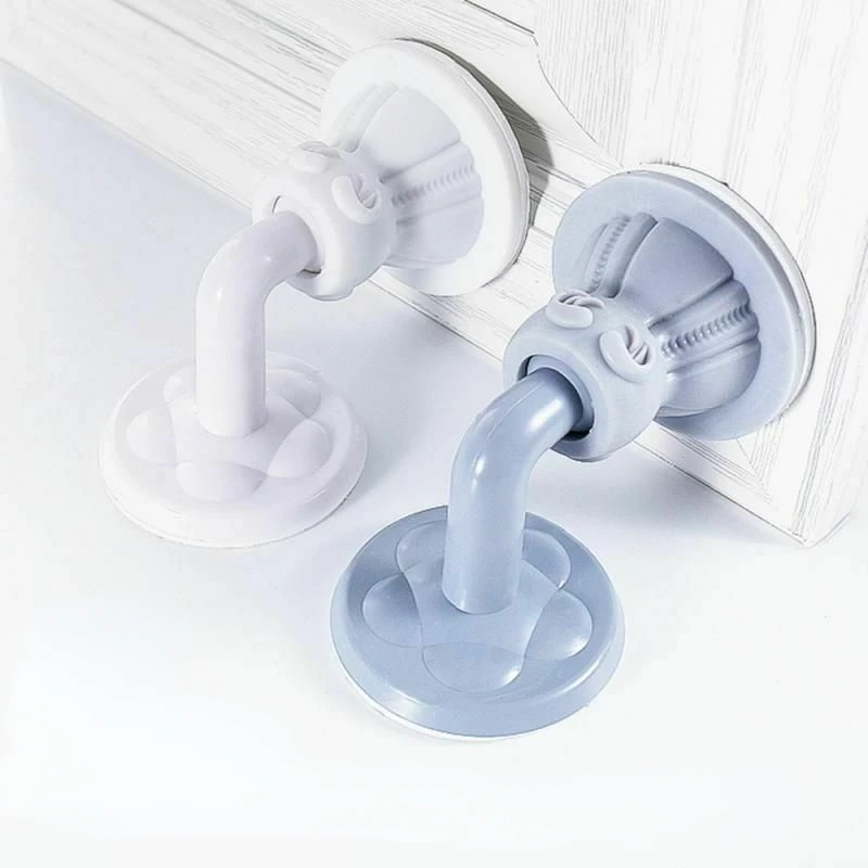 

Suction Type Silent Door Stopper ABS Silicone Non Punching Sticker Door Holders Self Adhesive Door Stop Wall Protectors