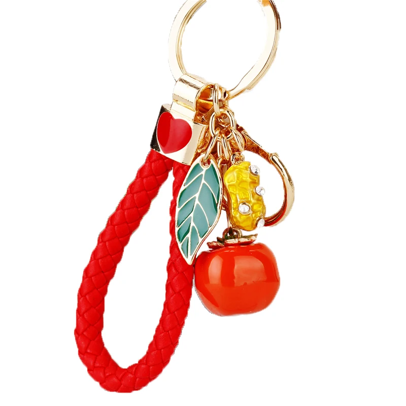 Хорошая хурма плетеная веревка автомобильный брелок подарочная сумка для