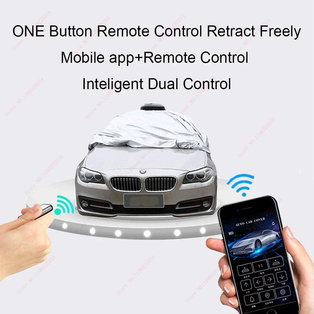 Полностью автоматический автомобильный чехол с умным дистанционным ...