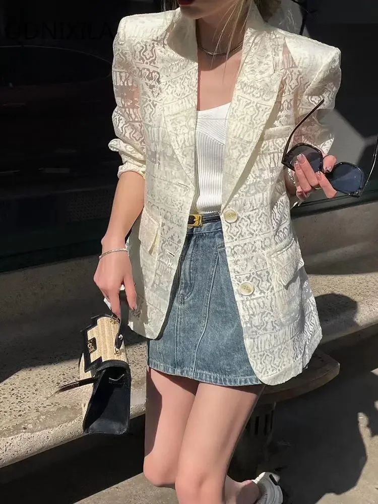 Женский солнцезащитный пиджак летняя куртка новая модная блузка верхнее пальто