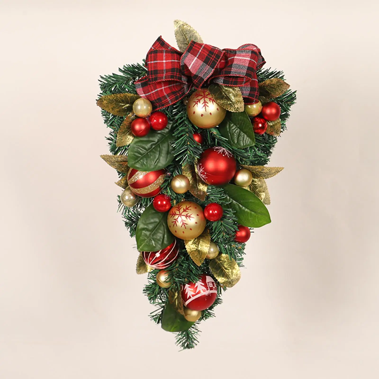 

Рождественские каплевидные украшения, шар, праздник, Рождественская елка, венок