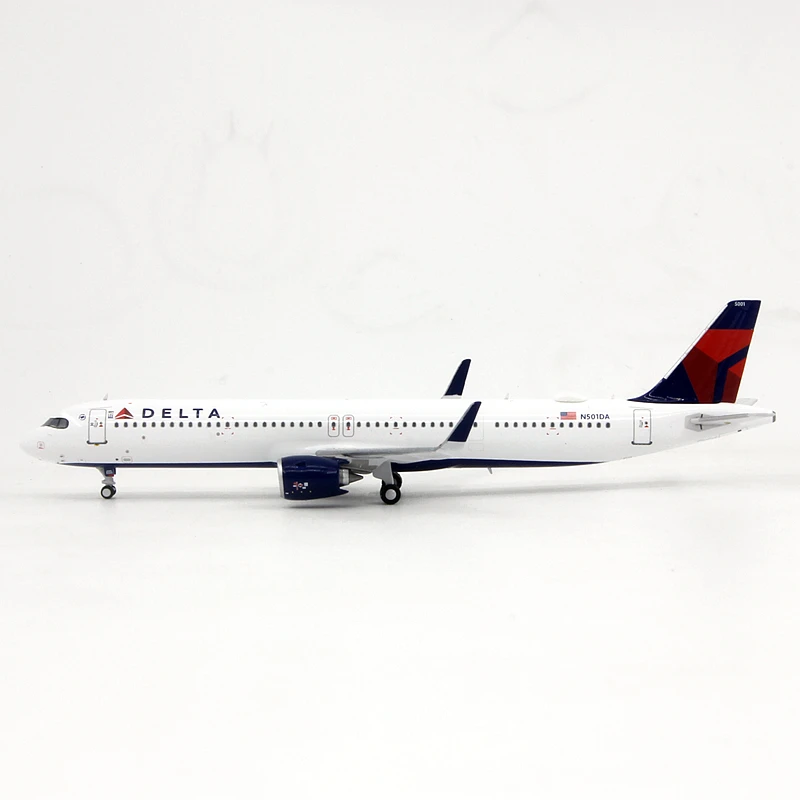 

1/400 Scale PandaModel 202209 Delta Air Lines Airbus A321neo N501DA Alloy Die Cast Passenger Aircraft Model Collection Toy Gift
