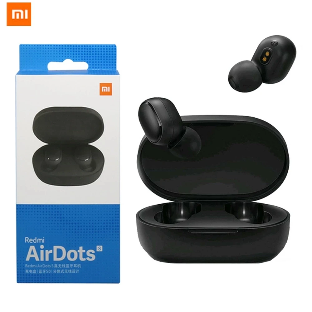 

Xiaomi Redmi Airdots S Bluetooth Earphones TWS Wireless BT Earphone AI Control Gaming Headset With Mic Noise Reduction Airdots s