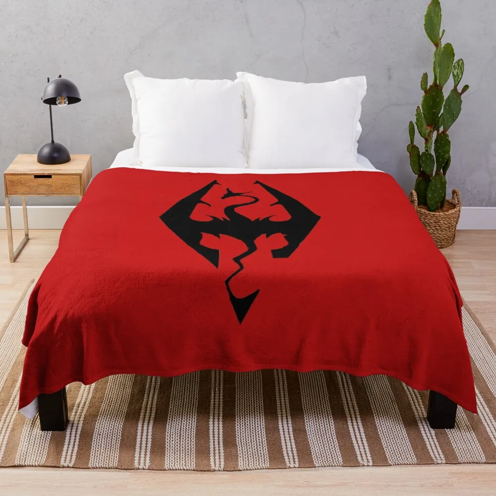 

Шикарное одеяло Skyrim Seal of Akatosh, Роскошное дизайнерское одеяло