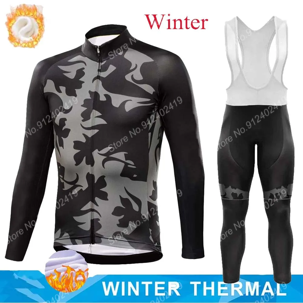 

Зима 2021, фландрийская Бельгия, мужской комплект из Джерси для велоспорта, велосипедная одежда с длинным рукавом, брюки для шоссейного велос...