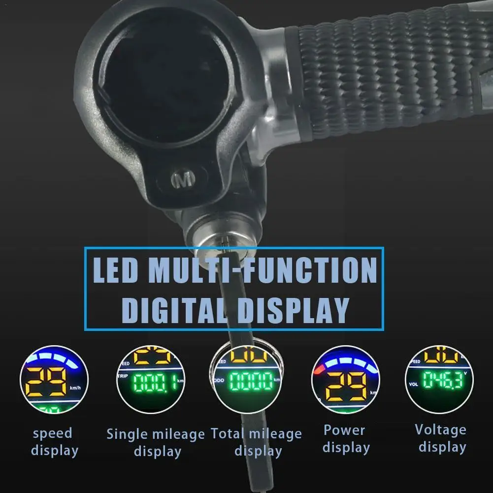 

Bike Electric Scooter Accelerator Display Ebike Digital Monitor For Bicycle Electric Scooter Trigger Bike Accessor T5B6