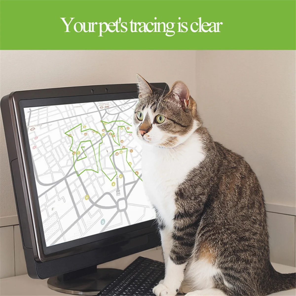 Мини-GPS-регистратор данных водонепроницаемый GPS-трекер регистратор для кошек