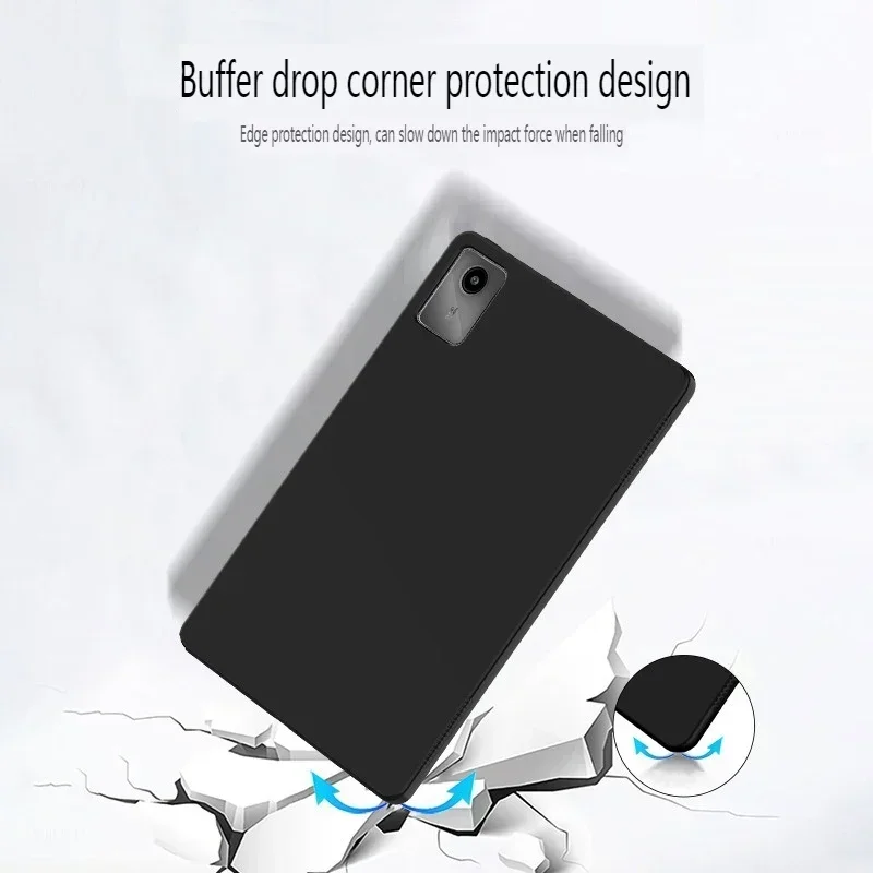 Для Lenovo Tab M11 Xiaoxin Pad 2024 TB330FU TB331FC силиконовый чехол для 11-дюймовый задний планшета