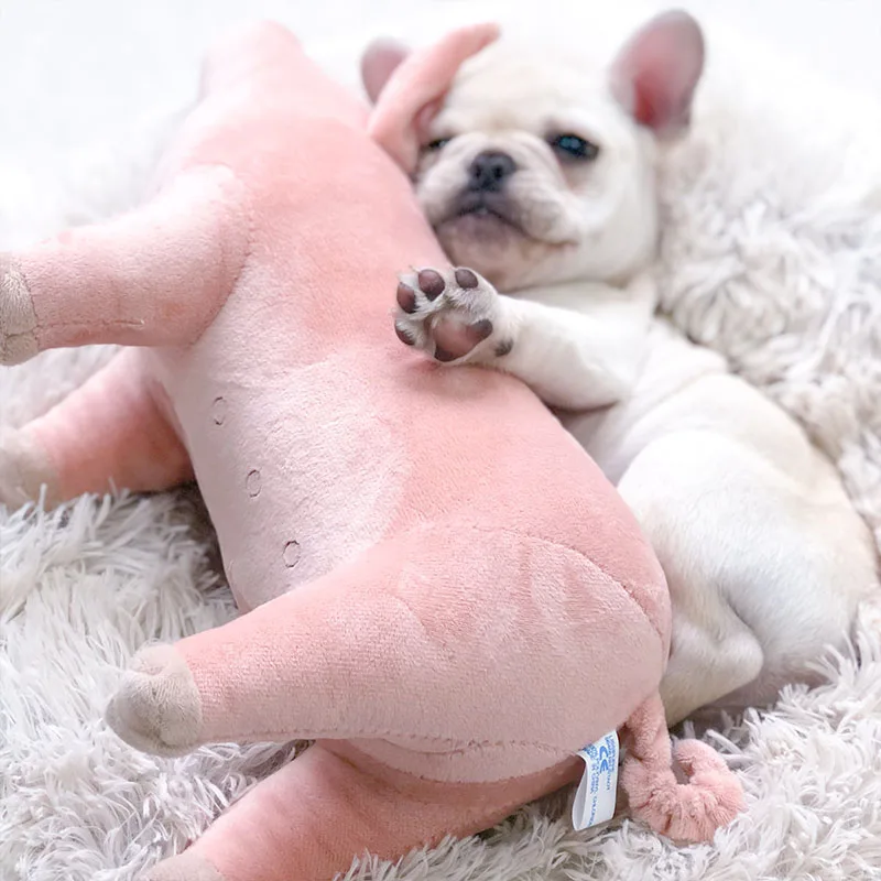 

Plush Dog Toys for Small Medium Dogs French Bulldog Accompany Sleeping Pet Toys for Dogs Supplies Honden Speelgoed Cute Pet Toy
