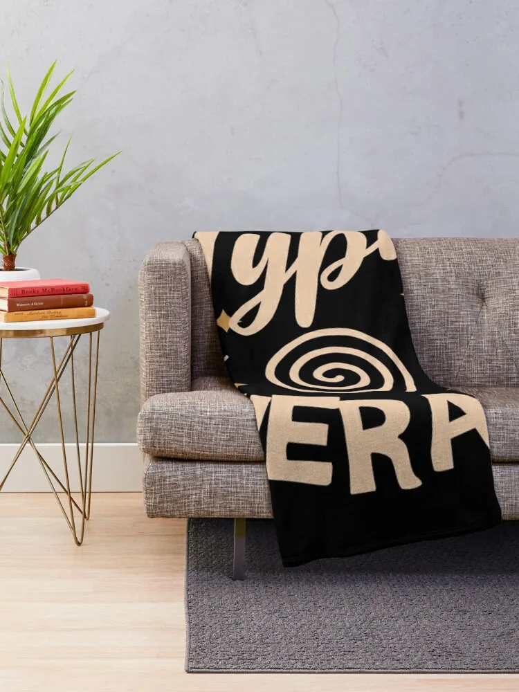 Одеяло Hypno is My Therapy с волосатым ворсом фланелевые одеяла люксового бренда