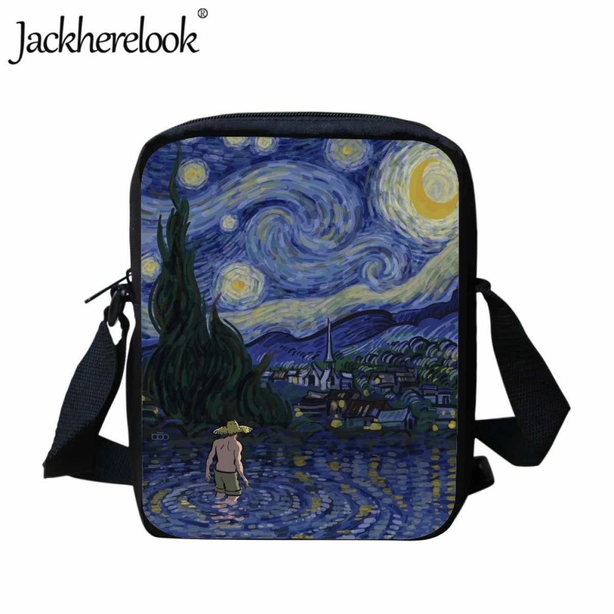 

Jackherelook Fashion New Ladies Shoulder Bag Art Van Gogh Starry Sky Oil Paint Print Messenger Bag for Women Party Crossbody Bag