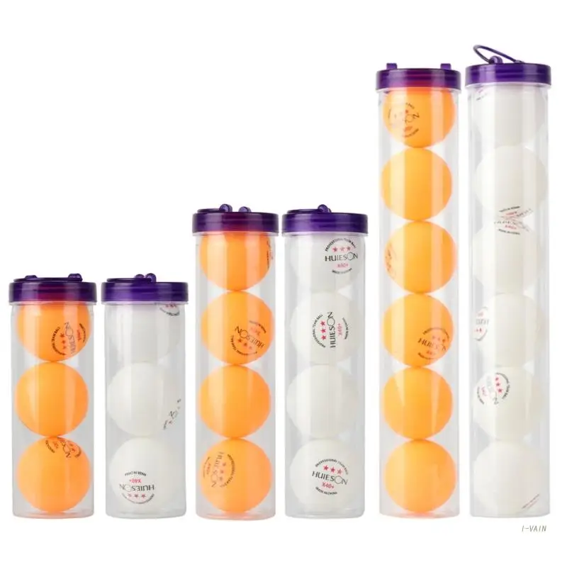 

6Pcs 3 Star Pingpong Balls 40+ Advanced Lightweight ABS Table Tennis Balls with Seam New Material 3 Star Pingpong Balls