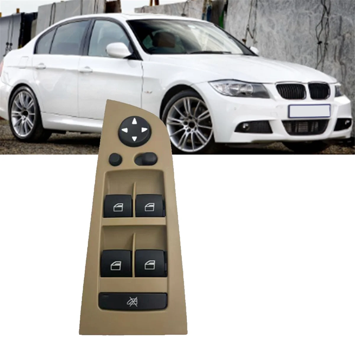 Передний левый главный переключатель подъема стеклоподъемника автомобиля со