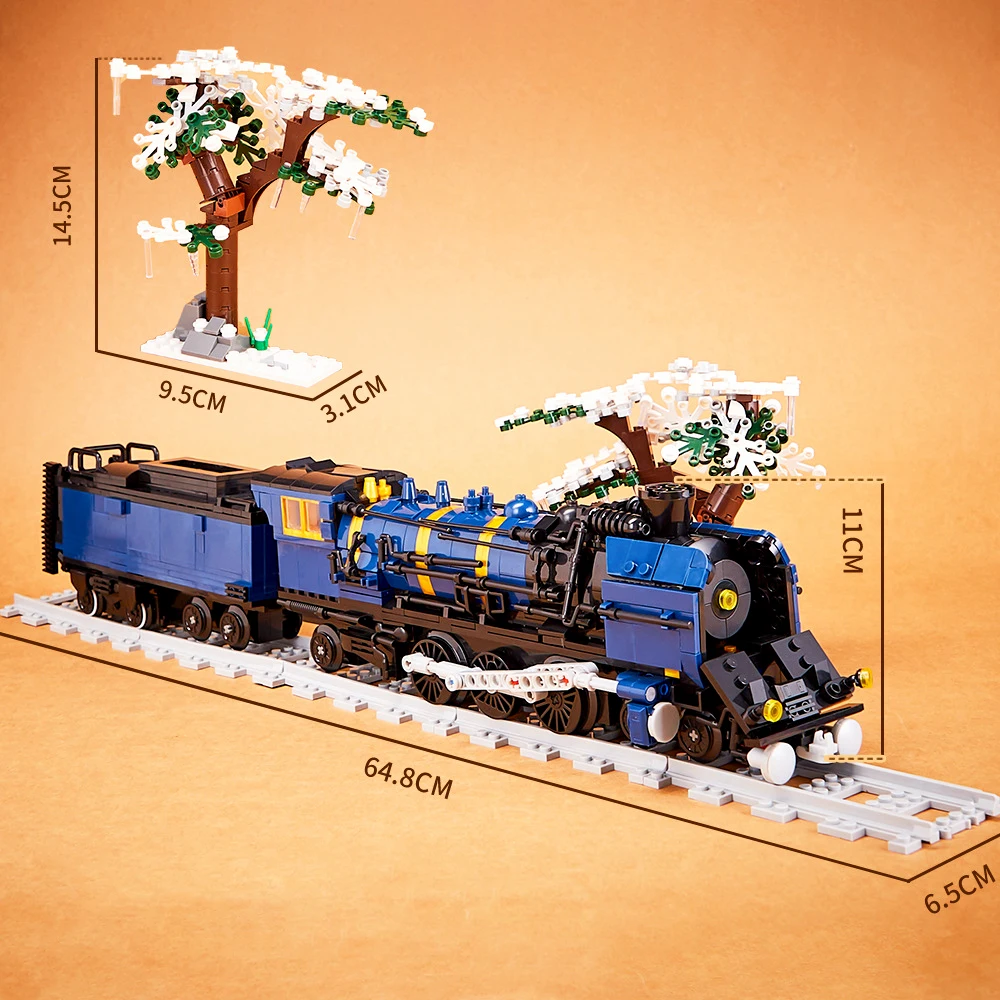 Dongfang Zhengqi Технический Поезд MOC Модуль Строительные Блоки Набор - Развивающие
