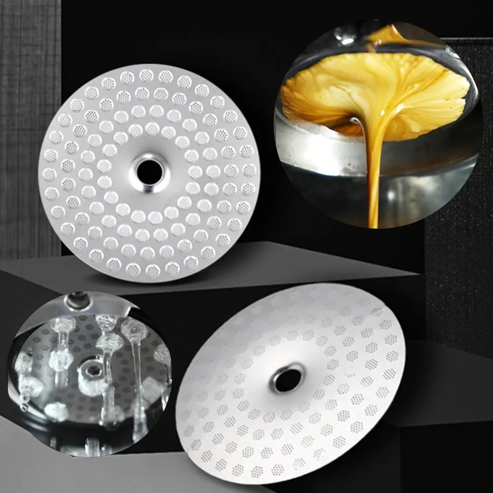 

Coffee Strainer Anti-Rust Precision Hole Even Water Discharge Filtrate Food Grade Puck Filter for Breville- BES900/860XL/810BSS