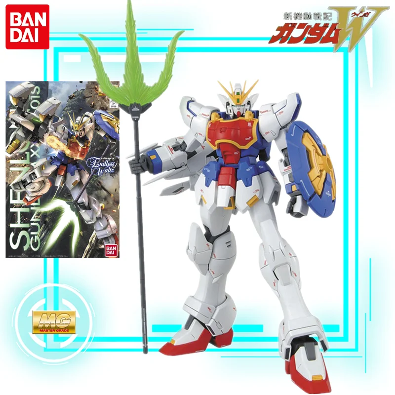 

MG 1/100 Bandai Подлинная фигурка японского аниме мобильный костюм Gundam XXXG-01S Shenlong Gundam сборная Коллекционная модель
