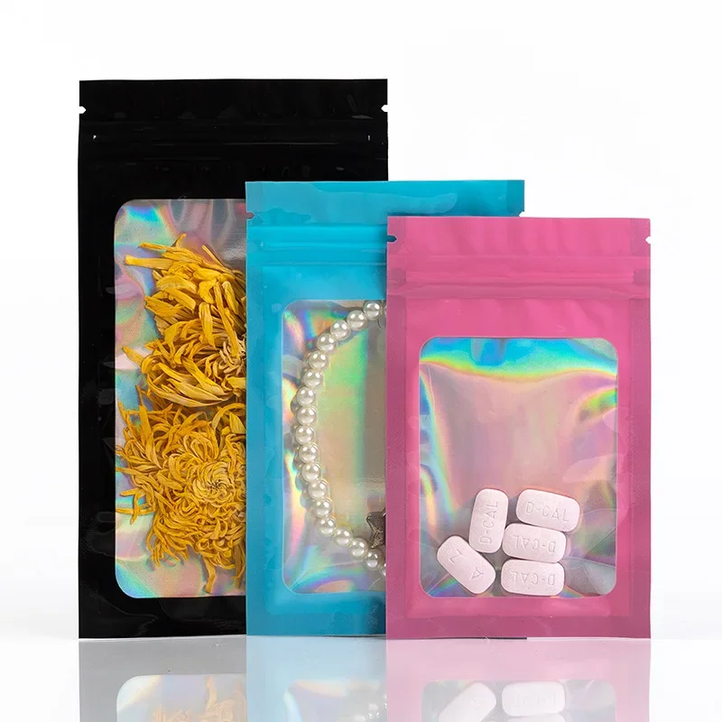 Новинка 2024 цветная лазерная сумка с застежкой-молнией ослепительный блеск