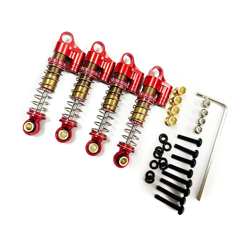 

For FMS FCX24 Metal 39Mm Shock Absorbers Oil Dampers 1/24 RC Crawler Car Upgrades Parts Accessories