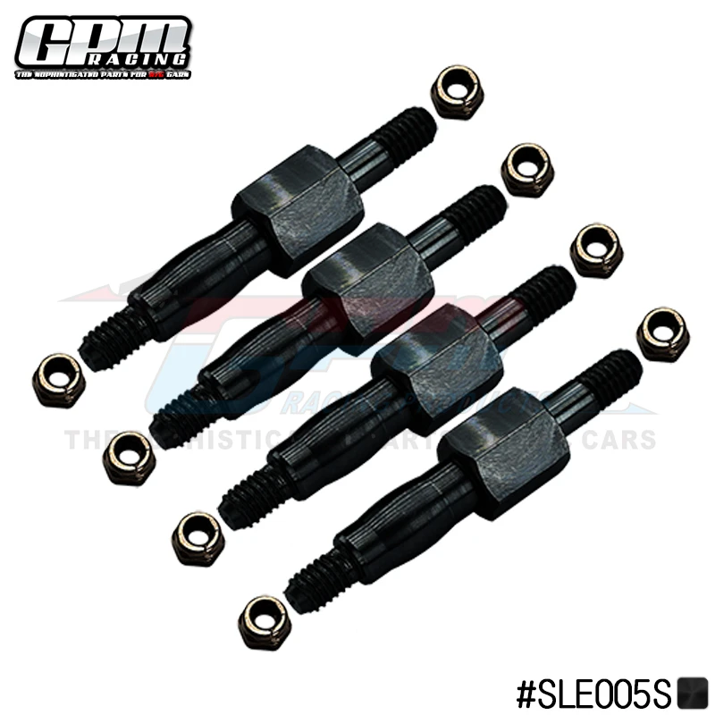 

For Trax 1/8 4wd Sledge 95076-4 Medium Carbon Alloy Steel Front And Rear Universal Upgraded Shock Mount Mounting Screws #2598x