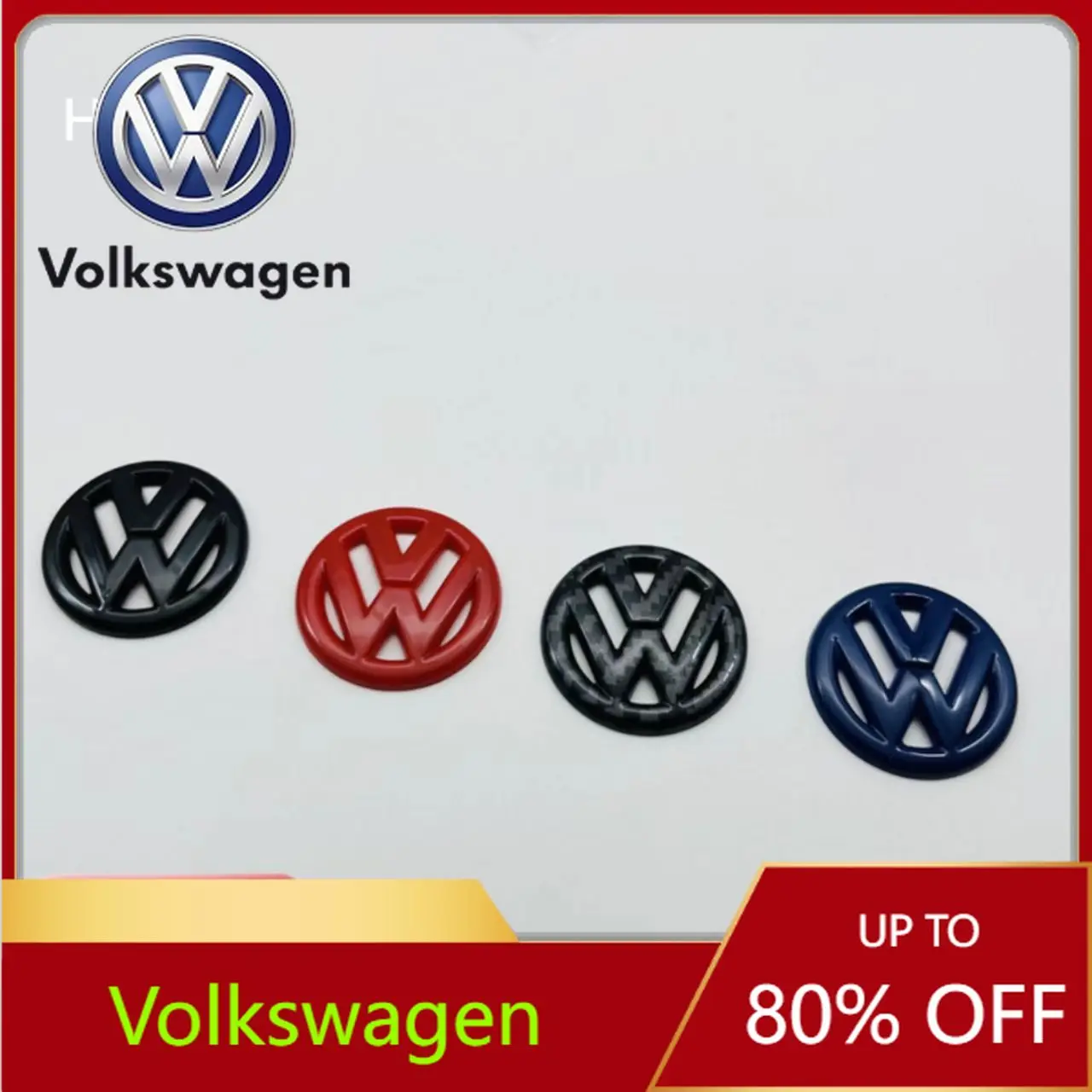 Наклейка на автомобиль, наклейка на руль для VOLKSWAGEN VW, 1 шт., эмблема на руль для моделей Volkswagen: Tiguan, Tharu, Tayron, Teramo (art.: 3920db0402bb7) - 3920db0402bb7
