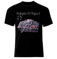 wwii wehrmacht panzer pzkpfw 6 tiger 1 tank t shirt high quality cotton loose big sizes breathable top casual t shirt s 3xl
