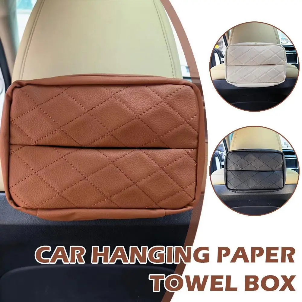 

Car Tissue Case, Fits All Boxes, Tissue Cover Car Tissue Holder Holds 150 To 180 Sheets Of Tissue Paper Car Supplies Convenient