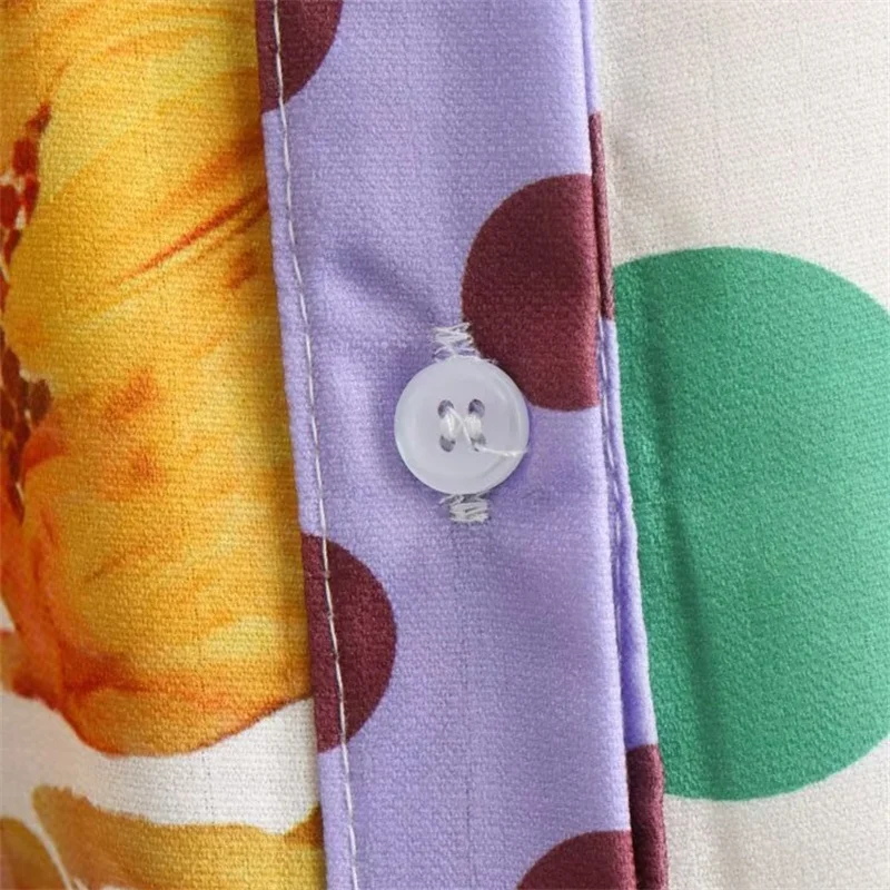 KEYANKETIAN новинка 2024 года женское разноцветное платье-рубашка в горошек летнее