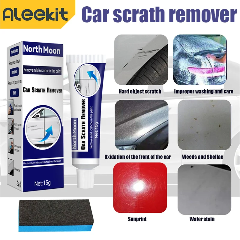 Aleekit набор для удаления царапин на автомобиле полировки и ремонта крем от 15 г