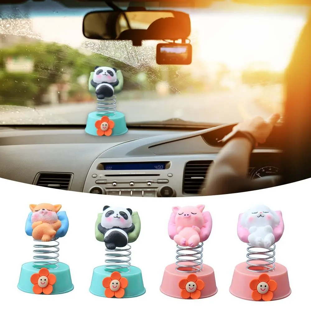 Забавная резиновая модель украшения для автомобиля мультяшный рождественский