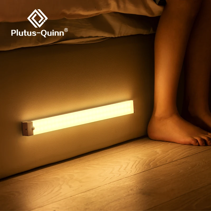 

LED Night Lights Wireless Motion Sensor Wall Light USB Rechargeable Kitchen Cabinet Corridor Night Lamp For Bedroom