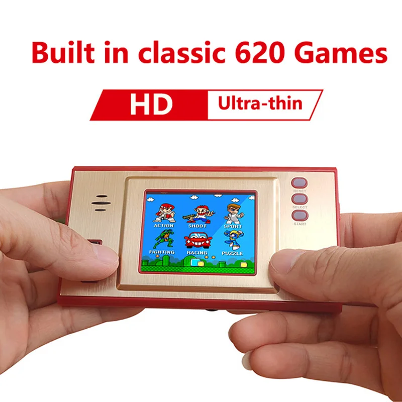 

Vintage 8-bit handheld video game console mini portable 620 game Vintage game 2.5-inch color LCD supporting TV connection