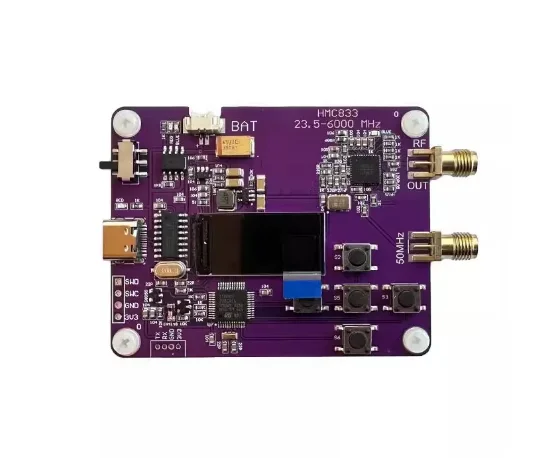 1 шт. HMC833 6 ГГц генератор радиочастотных сигналов с OLED-дисплеем 0,96 дюйма, источник радиочастотных сигналов, модуль зарядки (art.: 3920dae1680cc) - 3920dae1680cc