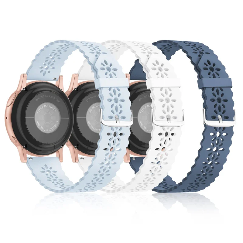 

Ремешок для Samsung Galaxy Watch 4/Classic/46 мм/42 мм/active 2 Gear s3/S2, браслет Correa для Huawei GT/2/GT2/3 Pro, 20 мм 22 мм