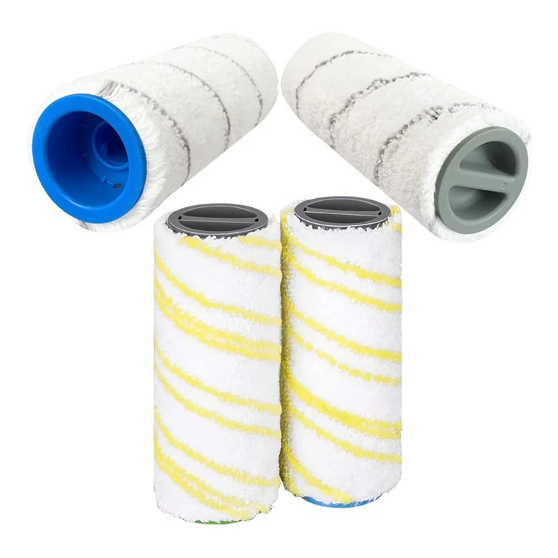 

Brush Roller For Karcher FC5 FC7 FC3 FC3D Accessories, Microfibre Roller Brush Set 2.055-007.0/2.055-006.0