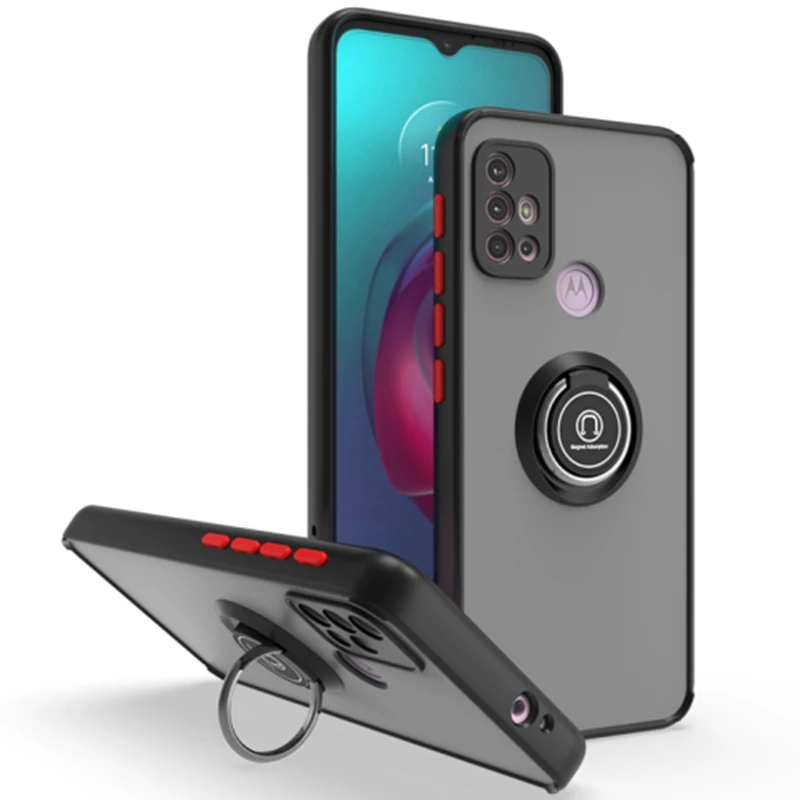 

Чехол для Motorola Moto G10 G20 G30, автомобильный держатель, кольцо, Магнитный защитный чехол для телефона Moto G50 G60 G60S G100 G200, задняя крышка