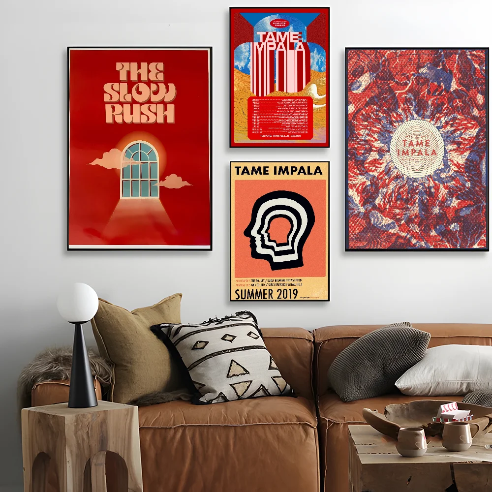 T-Tame I-Impala классические винтажные постеры белая бумага принты плакаты