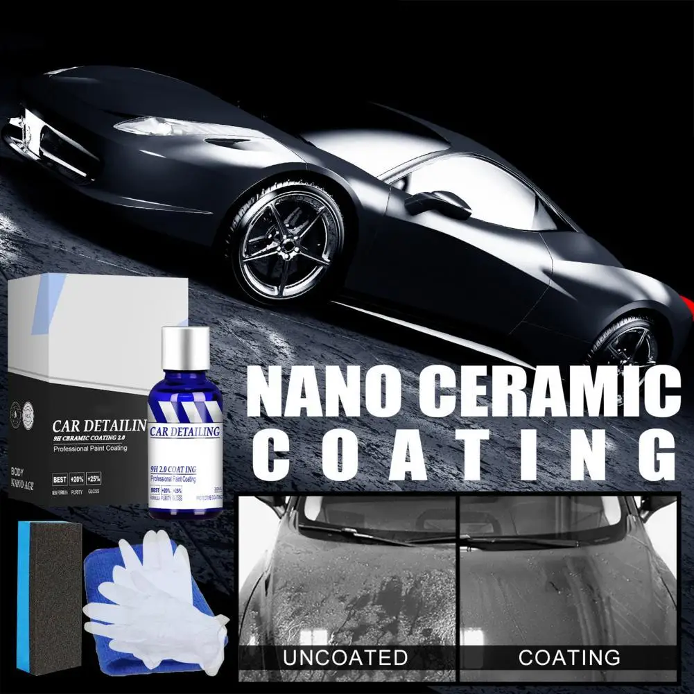 Ceramic Coating Polishing Car Coating Kit High Gloss Hydrophobicity Coating Kit